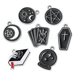 35шт 7 стиля подвески из сплава с эмалью&nbsp;ENAM-CJ0004-67