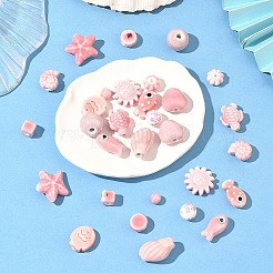 30 pièces 15 styles de perles en porcelaine faites à la main&nbsp;PORC-YW0001-74