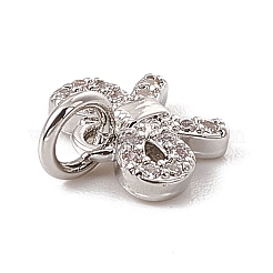 Латунные микро проложить кубического циркония подвески&nbsp;ZIRC-F132-86P