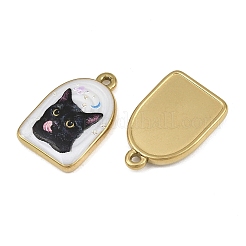 Pendentifs en acier inoxydable 304 émaillé imprimé&nbsp;SA-CBA1ED9-16G-03