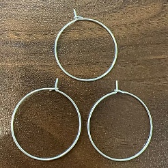 925 серьги из серебра обруча из серебра&nbsp;STAS-P210-26S-02