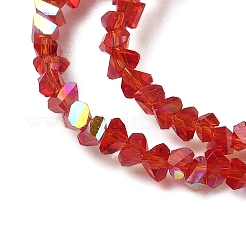 Гальванизируйте прозрачное стекло бисер нитей&nbsp;EGLA-P061-04C-AB04