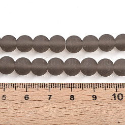 Fili di perline do vetro trasparente&nbsp;LS-GLAA-T032-T8mm-MD02