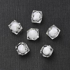 Прозрачные акриловые бусины&nbsp;TACR-S112-8mm-01