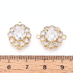 Латунные подвески из прозрачного кубического циркония&nbsp;KK-N284-19G