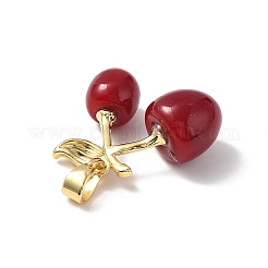 Подвески латуни cmолы&nbsp;KK-D383-01G-01