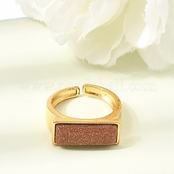 Bracciale aperto in ottone con pietre sintetiche dorate&nbsp;GG-CBA0B5A-04G-02