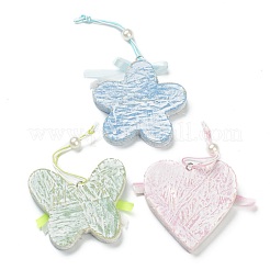 Decorazioni pendenti in legno naturale&nbsp;HJEW-P010-04