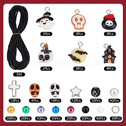 Наборы для изготовления браслетов на тему хэллоуина своими руками&nbsp;DIY-SC0031-79