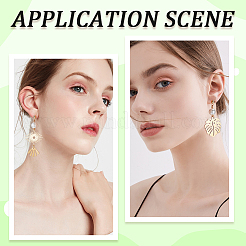 100 шт. фурнитура для сережек-гвоздиков из нержавеющей стали 304&nbsp;STAS-SP0001-55G