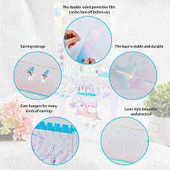 Акриловые серьги в лазерном стиле&nbsp;EDIS-WH0029-31