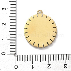 Ciondoli in acciaio inossidabile 304 e strass&nbsp;STAS-G371-09H-02G