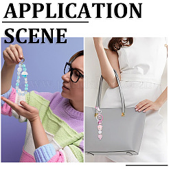 40шт УФ-покрытие непрозрачные акриловые бусины&nbsp;OACR-SP0001-13