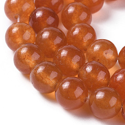Hilos de abalorios de jade blanco natural&nbsp;G-G796-04B-03