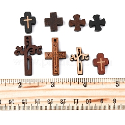 40шт. 8 стиля подвесок и бусин из натурального дерева&nbsp;WOOD-FS0001-46