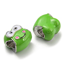 Латунь эмаль европейские шарики&nbsp;KK-D038-08P