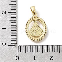 Латунные микро проложить кубического циркония подвески&nbsp;KK-P336-01D-G