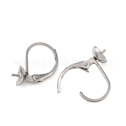 Фурнитура для сережек-гвоздиков из нержавеющей стали 304&nbsp;STAS-G385-04P