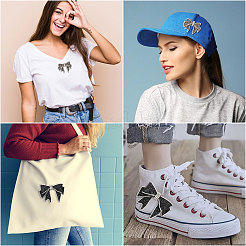 4 шт. 2 стиля смоляных стразы бант украшения аксессуары&nbsp;FIND-CA0008-92