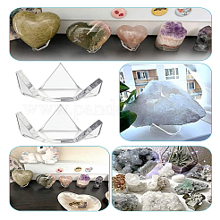 4шт акриловый треугольный держатель дисплея&nbsp;ODIS-LP0001-09