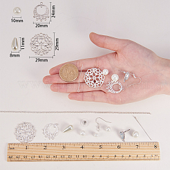 Сделай сам серьги&nbsp;DIY-SC0004-95