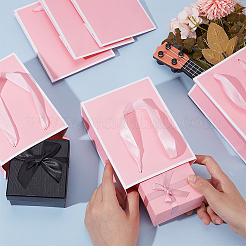 Складные бумажные подарочные пакеты с ручкой&nbsp;ABAG-WH0045-21B