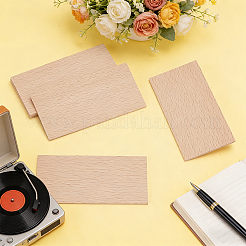 Tablero rectangular de madera de haya para manualidades&nbsp;WOOD-WH0139-002