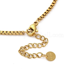 304 нержавеющая сталь летние пляжные подвески коробочные цепочки ожерелья&nbsp;NJEW-K389-01GP-02