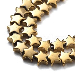 Гальванические нити из синтетических немагнитных гематитовых бусин&nbsp;G-B132-D01-01A