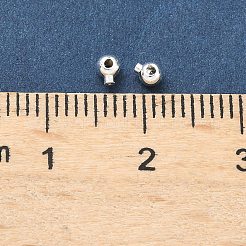 Зажимные бусины из латуни&nbsp;KK-H532-27S-01