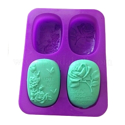 Moules en silicone rose&nbsp;DIY-I059-04