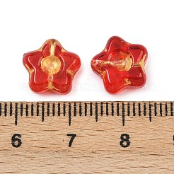 Гальванопокрытие и стеклянные бусины с золотым металлическим плетением&nbsp;EGLA-T029-02C