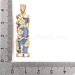 Colgantes de columna de piedra luminosa sintética&nbsp;FIND-C058-01G-02