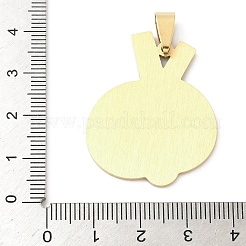 Подвески из нержавеющей стали Sports 201 с лазерной резкой&nbsp;STAS-P428-14G-02