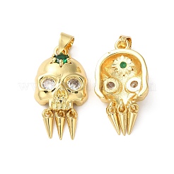 Подвески из кубического циркония с покрытием из латуни&nbsp;KK-O142-36G