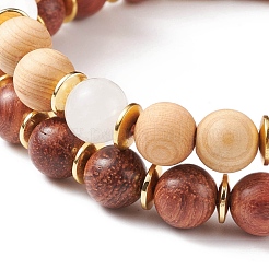 2pcs 2 bracelets de perles de style mala&nbsp;BJEW-JB08419