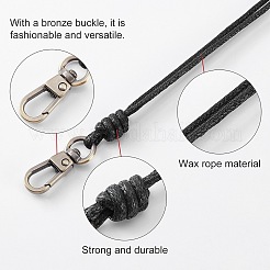 4 шт. 2-х цветный вощеный шнур для изготовления ожерелий&nbsp;AJEW-PH0003-03