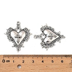 Подвески из сплава в готическом тибетском стиле&nbsp;TIBEP-K001-02A-AS