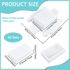 40 шт. складные ящики для бумаги&nbsp;CON-BC0007-53A