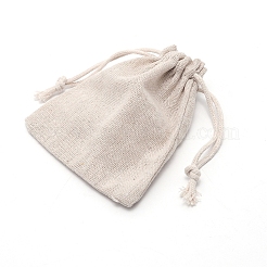 Заготовка из льняной ткани diy craft шнурок&nbsp;LS-ABAG-WH0005-48B