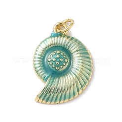 Подвески из латуни с морскими животными и эмалью&nbsp;KK-B155-02C-G