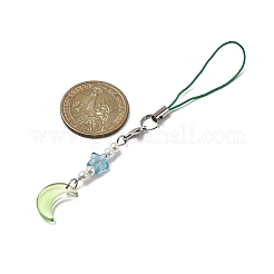 4 шт. Звезда с луной&nbsp;HJEW-JM04413