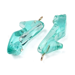 Подвески из прозрачной смолы со стразами&nbsp;LS-RESI-Q021-01D