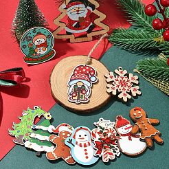 Рождественские тематические подвесные украшения&nbsp;DIY-YW0010-68