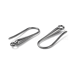 Accessoires de crochets de boucle d'oreille en laiton écologiques&nbsp;LS-KK-M157-03B-RS
