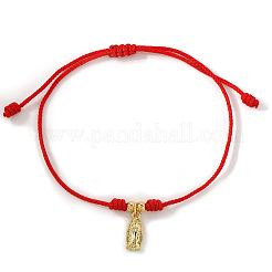 Armbänder mit Marienanhänger aus Edelstahl 304&nbsp;LS-WH3603