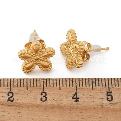Orecchini a bottone in acciaio inossidabile 304&nbsp;EJEW-Z084-06G