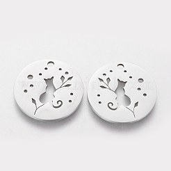 Подвески в виде котят из нержавеющей стали марки 304&nbsp;A-STAS-S105-T469