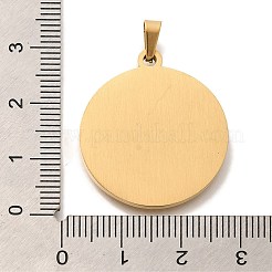 Pendentifs en acier inoxydable 304 avec placage sous vide PVD&nbsp;STAS-U035-19G-02