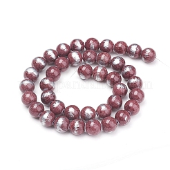 Natur Mashan Jade Perlen Stränge&nbsp;G-G833-4mm-10